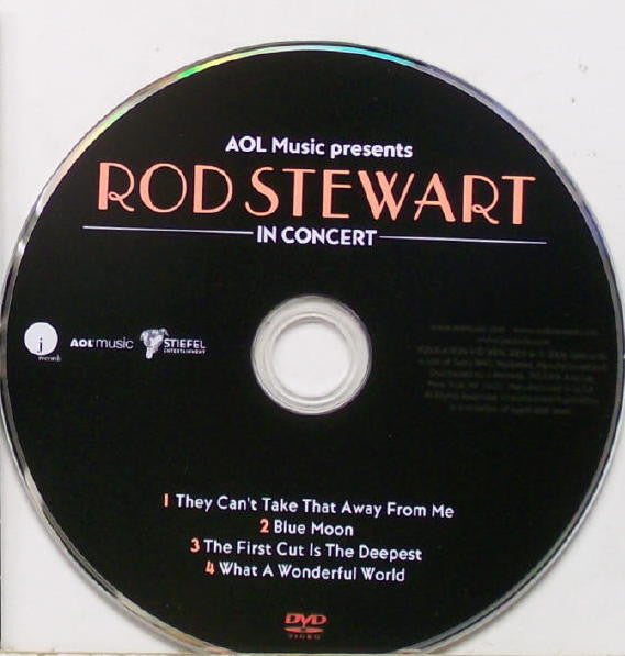 Rod Stewart : AOL Music Presents.. Rod Stewart In Concert (DVD, Promo)