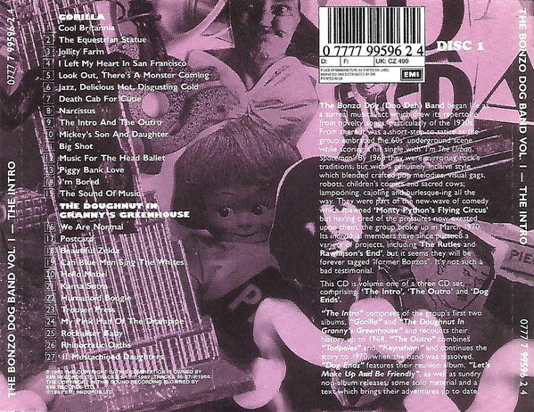 The Bonzo Dog Band* : Vol. 1 - The Intro (CD, Comp)