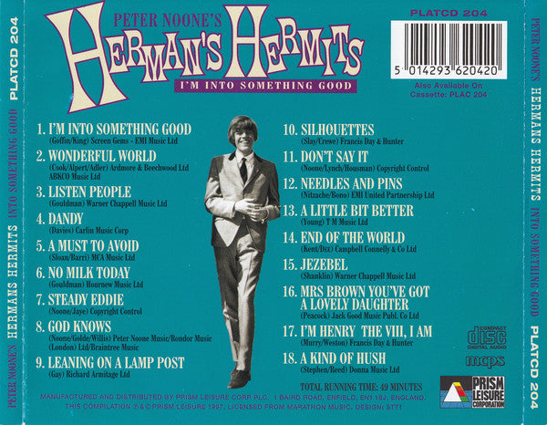 Peter Noone's Herman's Hermits* : I'm Into Something Good (CD, Comp)