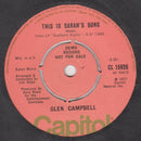 Glen Campbell : Sunflower (7", Single, Promo)