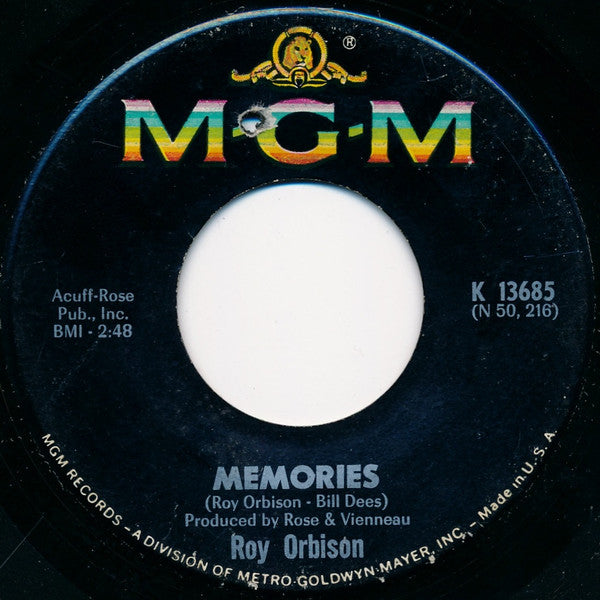 Roy Orbison : So Good / Memories (7", Single)