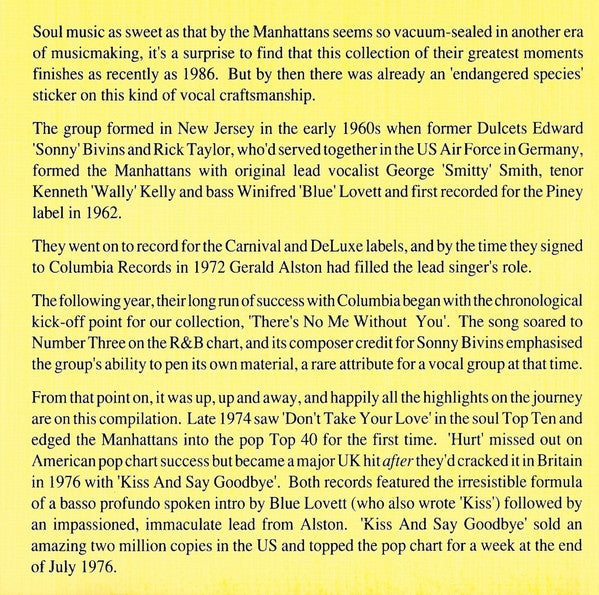 The Manhattans* : The Collection (CD, Comp)