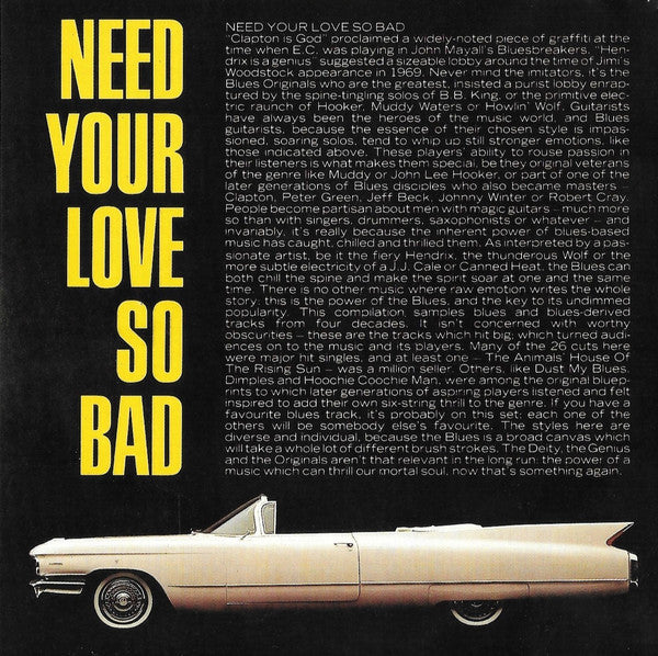 Various : Need Your Love So Bad (CD, Comp)