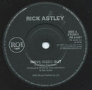 Rick Astley : Move Right Out (7", Single)