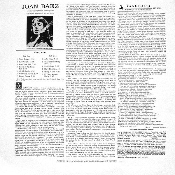 Joan Baez : Joan Baez (LP, Album)