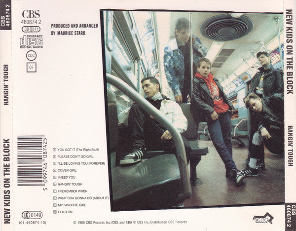 New Kids On The Block : Hangin' Tough (CD, Album)