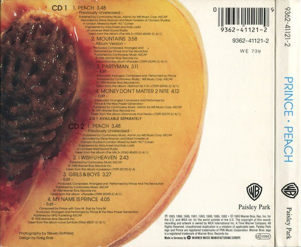 Prince : Peach (CD, Single, CD2)