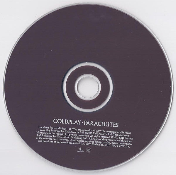 Coldplay : Parachutes (CD, Album, RP)