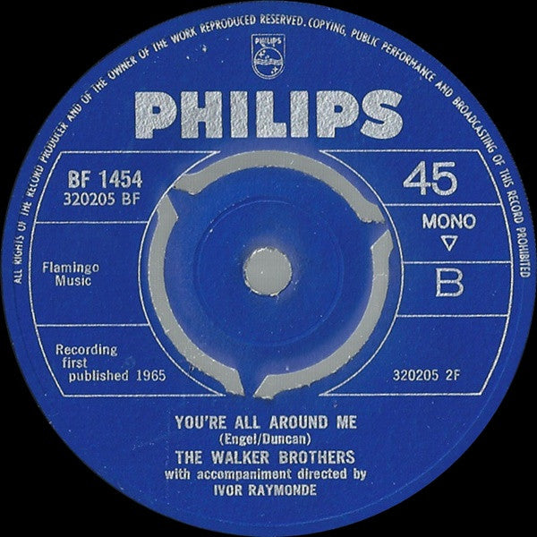 The Walker Brothers : My Ship Is Coming In (7", Single, Mono, 3 P)