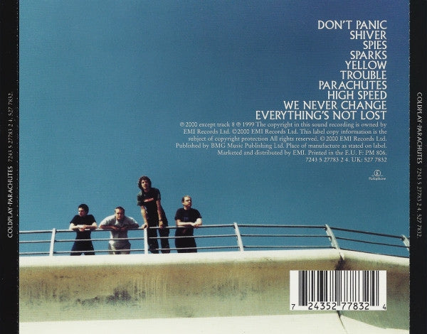 Coldplay : Parachutes (CD, Album, RP)