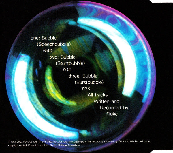 Fluke : Bubble (CD, Single)