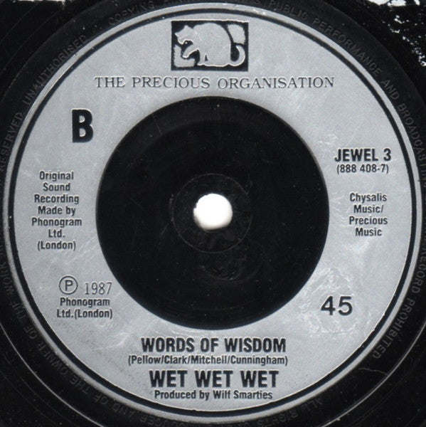 Wet Wet Wet : Wishing I Was Lucky (7", Single, Inj)