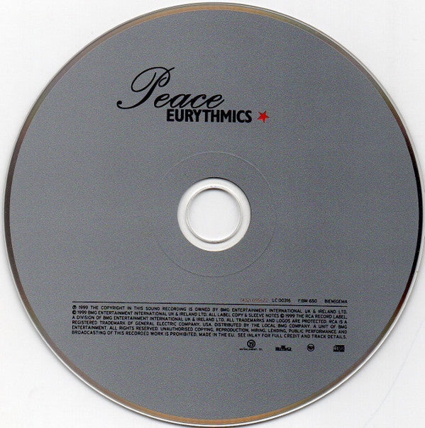 Eurythmics : Peace (CD, Album)