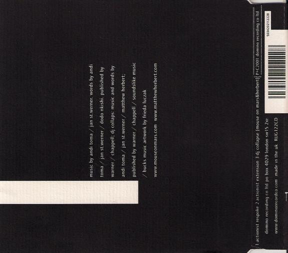 Mouse On Mars : Actionist Respoke (CD, Single)
