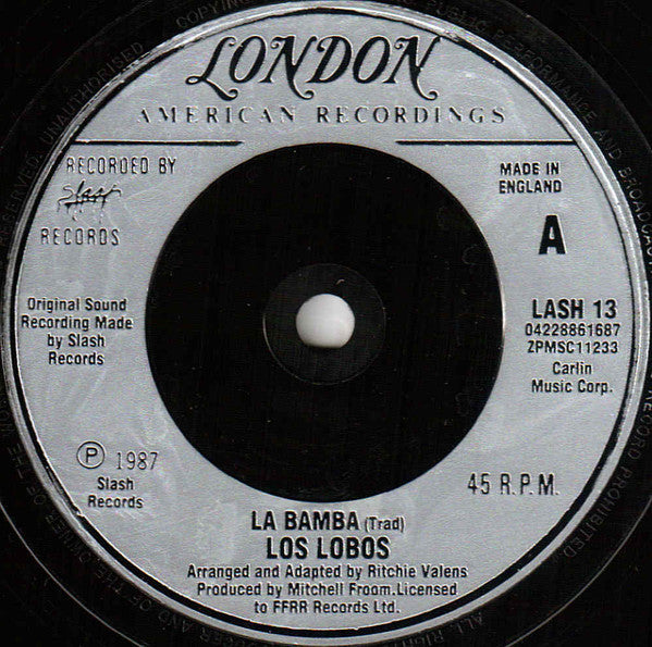 Los Lobos : La Bamba (7", Single)