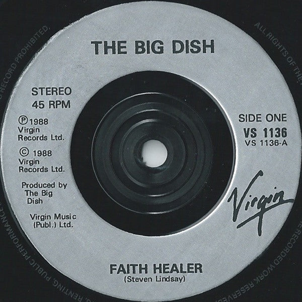 The Big Dish : Faith Healer (7")