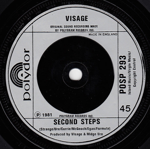 Visage : Visage (7", Single, Chi)