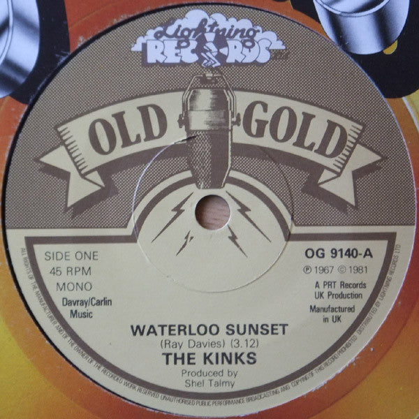 The Kinks : Waterloo Sunset / Dedicated Follower Of Fashion (7", Mono)