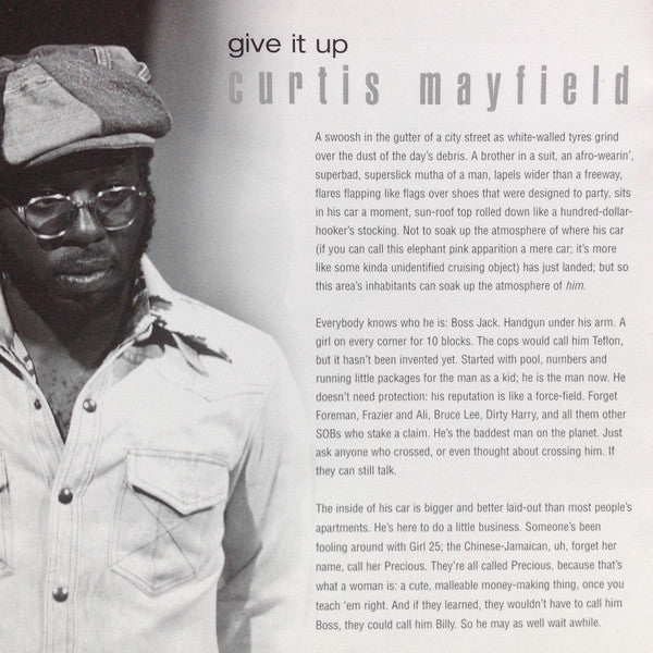 Curtis Mayfield : Give It Up - The Best Of The Curtom Years 1970 - 77 (CD, Comp)