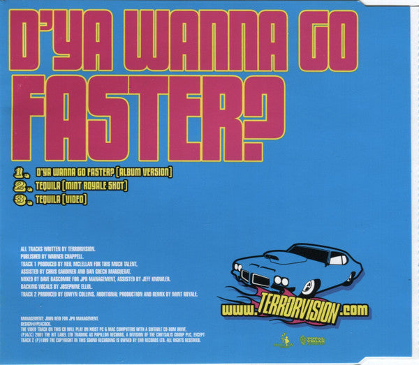 Terrorvision : D'Ya Wanna Go Faster? (CD, Single, Enh, CD2)