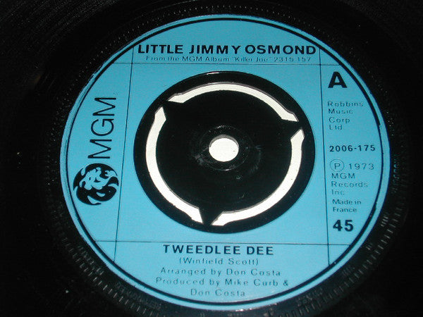 Jimmy Osmond : Tweedle Dee (7", Single, 3-p)