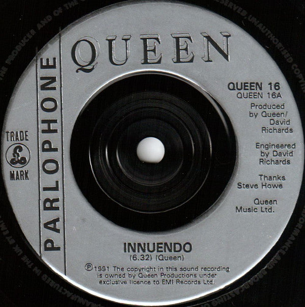 Queen : Innuendo (7", Single, Sil)