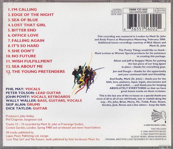 The Pretty Things : Cross Talk (CD, Album, RE)