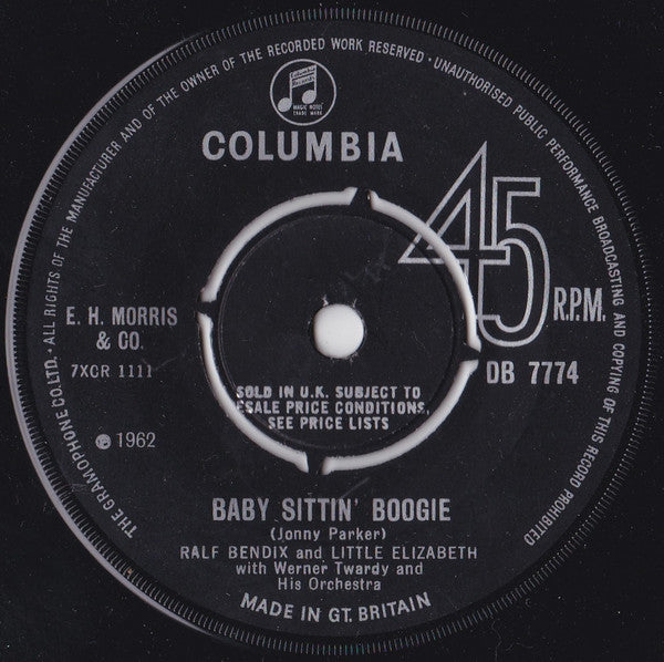 Ralf Bendix And Little Elizabeth* : Baby Sittin' Boogie (7", Single)