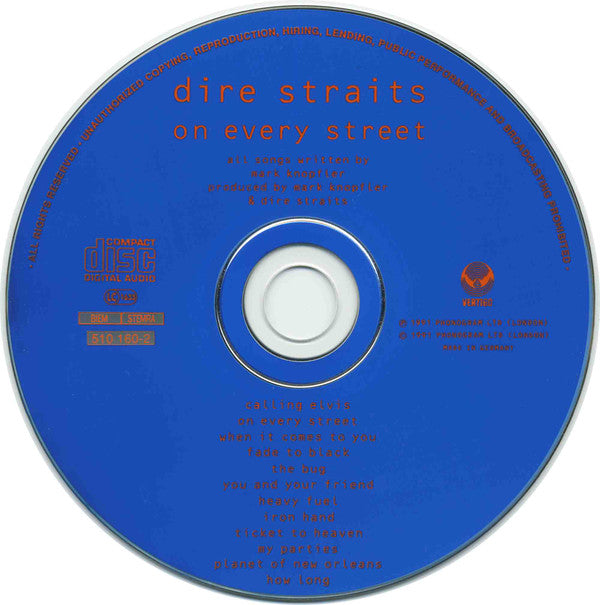 Dire Straits : On Every Street (CD, Album)