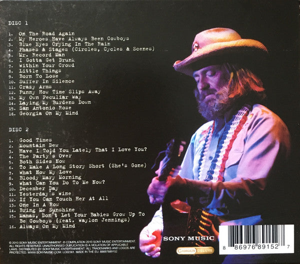 Willie Nelson : On The Road Again: The Best Of Willie Nelson (2xCD, Album, Comp)
