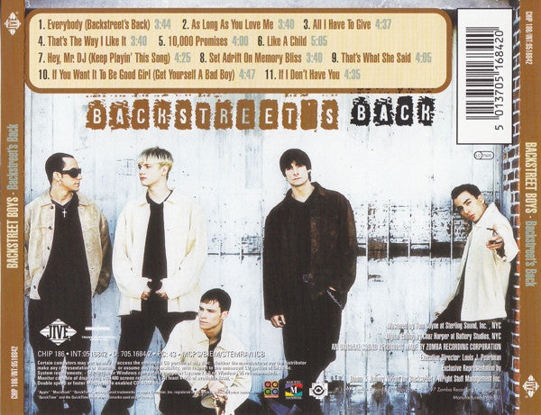 Backstreet Boys : Backstreet's Back (CD, Album, Enh)