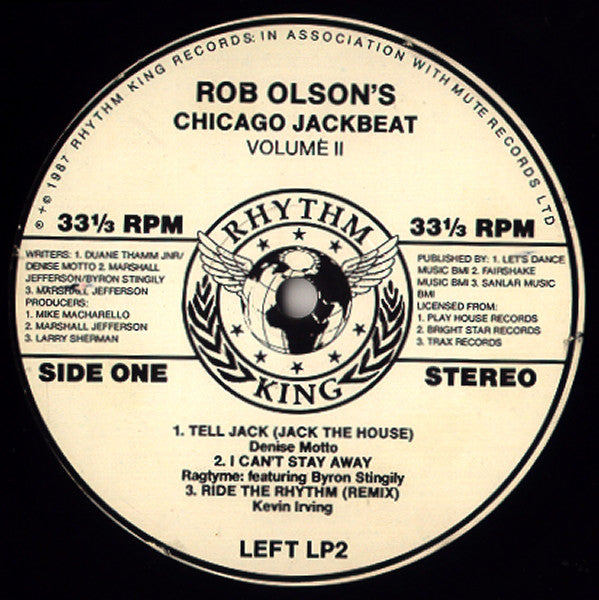 Rob Olson : Rob Olson's Chicago Jackbeat Vol Two (LP, Comp)