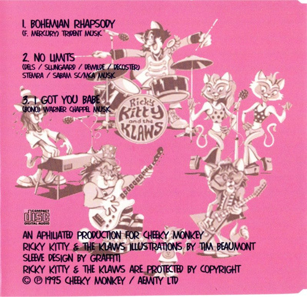 Ricky Kitty And The Klaws : Bohemian Rhapsody (CD, Single)