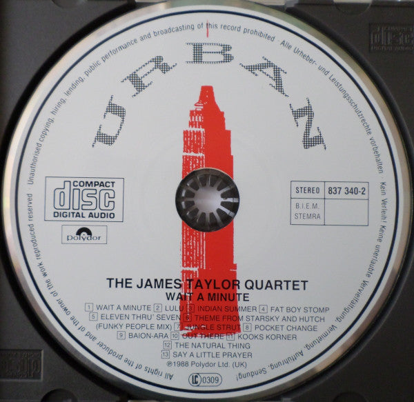 The James Taylor Quartet : Wait A Minute (CD, Album)