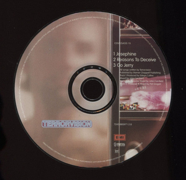 Terrorvision : Josephine (CD, Single, CD1)