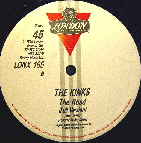 The Kinks : The Road (12", Single)