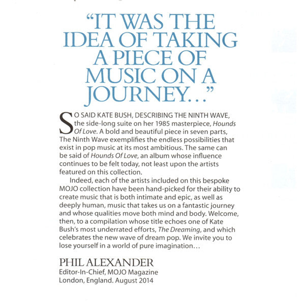 Various : The Dreamers (Mojo Presents 15 Tracks Of Kate Bush-Inspired Dream Pop) (CD, Comp)