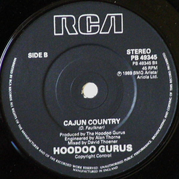Hoodoo Gurus : Come Anytime (7", Single, Ltd, Gat)