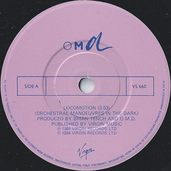 Orchestral Manoeuvres In The Dark : Locomotion (7", Single)