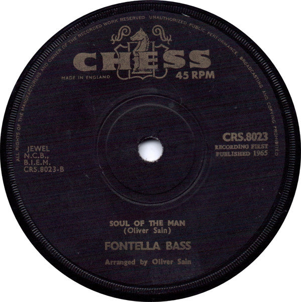 Fontella Bass : Rescue Me (7", Single, Sol)