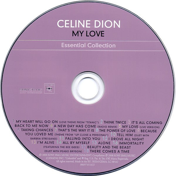 Céline Dion : My Love (The Essential Collection) (CD, Comp)