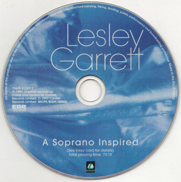 Lesley Garrett : A Soprano Inspired (CD, Album)