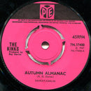 The Kinks : Autumn Almanac (7", Single, Kno)