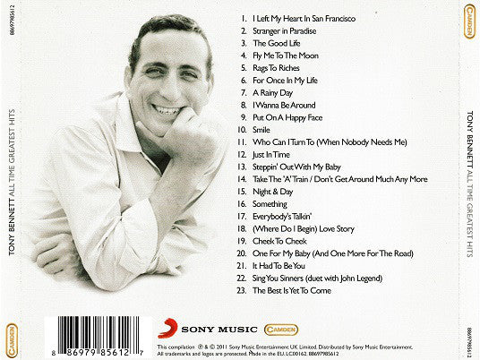 Tony Bennett : All Time Greatest Hits (CD, Comp)