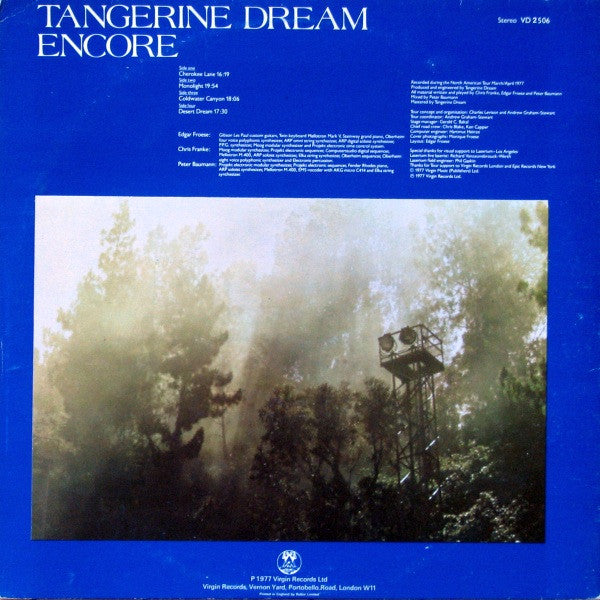 Tangerine Dream : Encore (2xLP, Album)