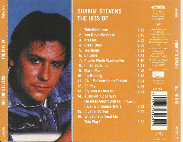 Shakin' Stevens : The Hits Of Shakin' Stevens (CD, Comp, RE)