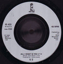 U2 : All I Want Is You (7", Single, Sil)