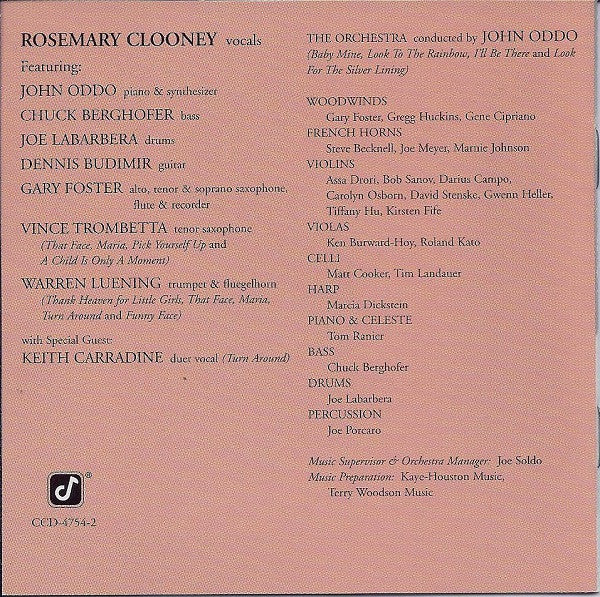 Rosemary Clooney : Mothers & Daughters (CD, Album)