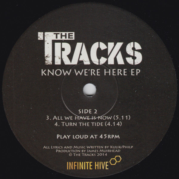 The Tracks (3) : Know We're Here (10", EP, Ltd)