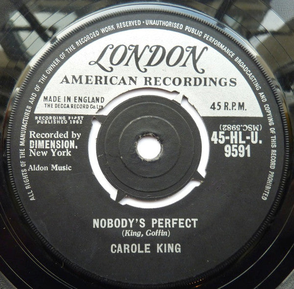 Carole King : It Might As Well Rain Until September (7", Single)